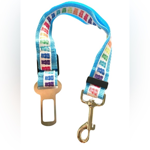 Gummy blue bears sprinkles donut cat dog Leash safety seat belt clip baby - Picture 1 of 1